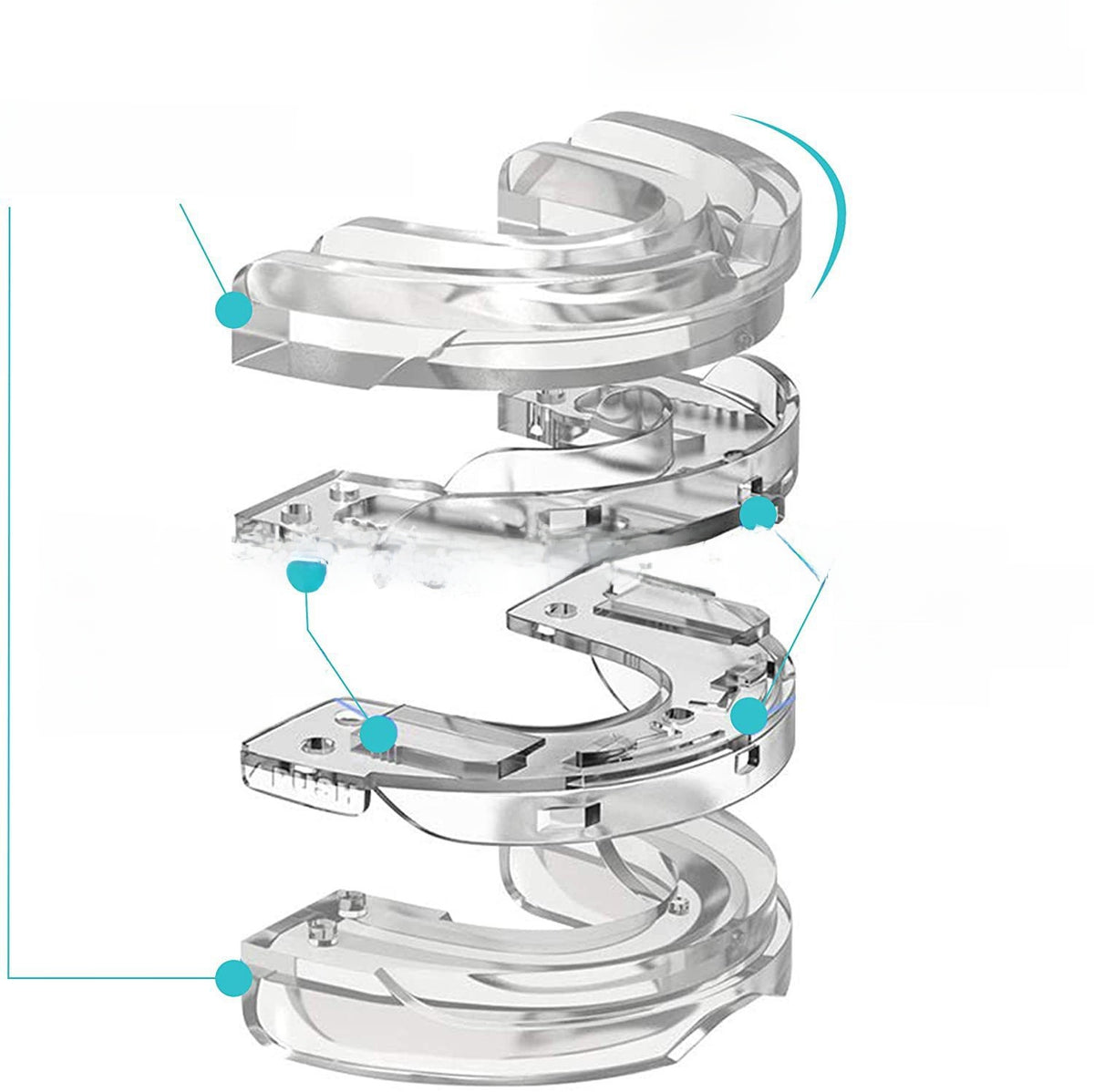 Adjustable Heat-Moldable Anti-Snoring Mouthpiece