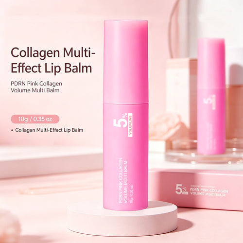 Cross-Border Hot-Selling Product Tk Pink Collagen Multi-Effect Balm Essence Stick Skin Revitalizing Balm Pdrn Stick