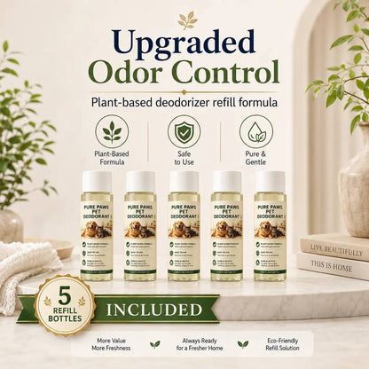 Plant-Based Pet Deodorizing and Stain-Removing Spray for Dogs and Cats