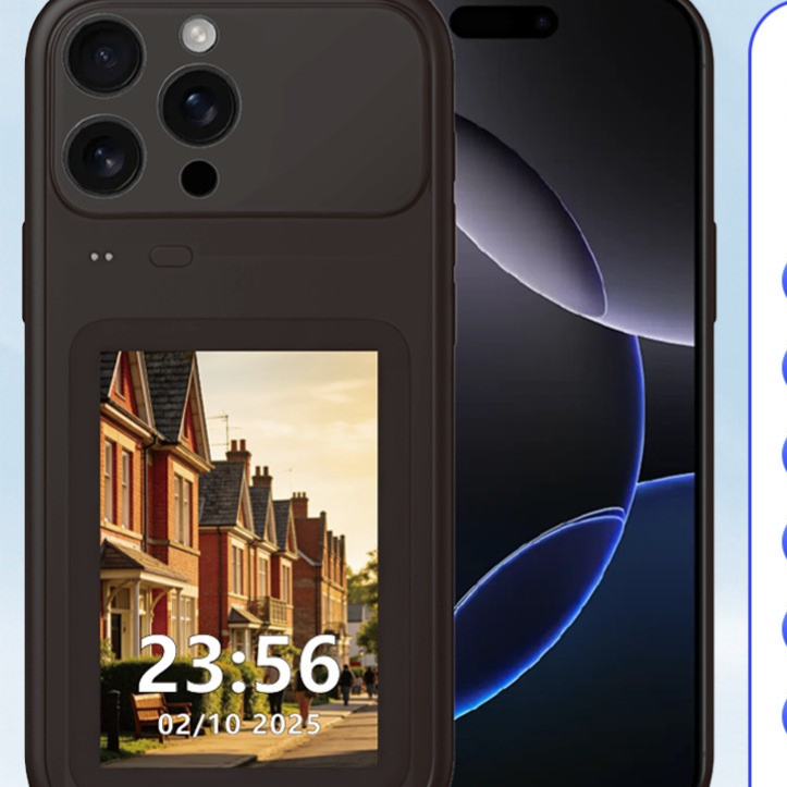 Smart display Bluetooth phone case