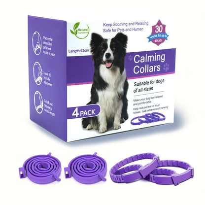 Pet Comfort Pheromone Calming Collar (4-Pack)