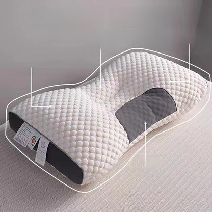 Washable knitted massage pillow