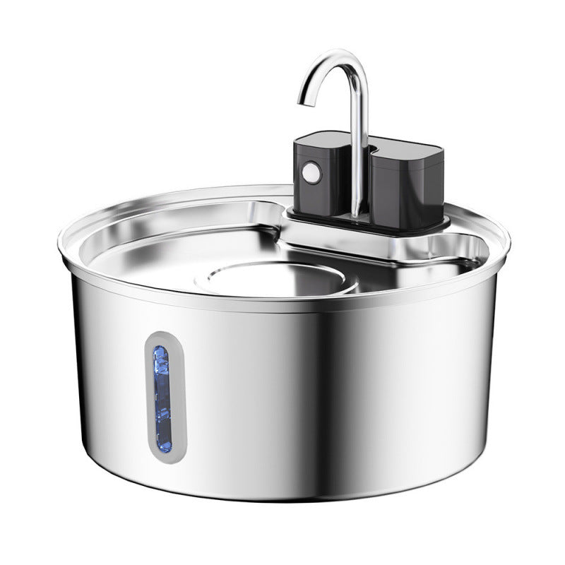 Wireless Stainless Steel Automatic Sensor Pet Water Fountain