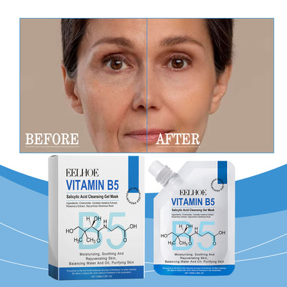 EELHOE Vitamin B5 Salicylic Acid Gel Mask Gently Cleans Pores And Blackheads To Nourish And Moisturize Skin