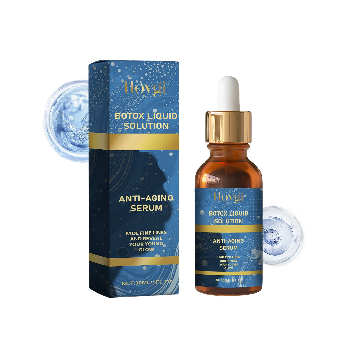 Hoygi Anti-Aging And Anti-Wrinkle Essence Lightens The Skin, Lifts It, Moisturizes, Hydrates, And Brightens The Skin