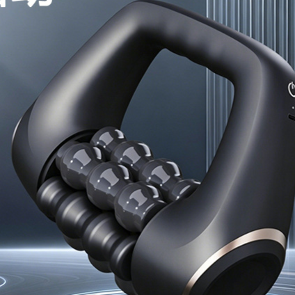 Electric Handheld Muscle Massage Roller - 3-Speed Cordless Deep Tissue Massager