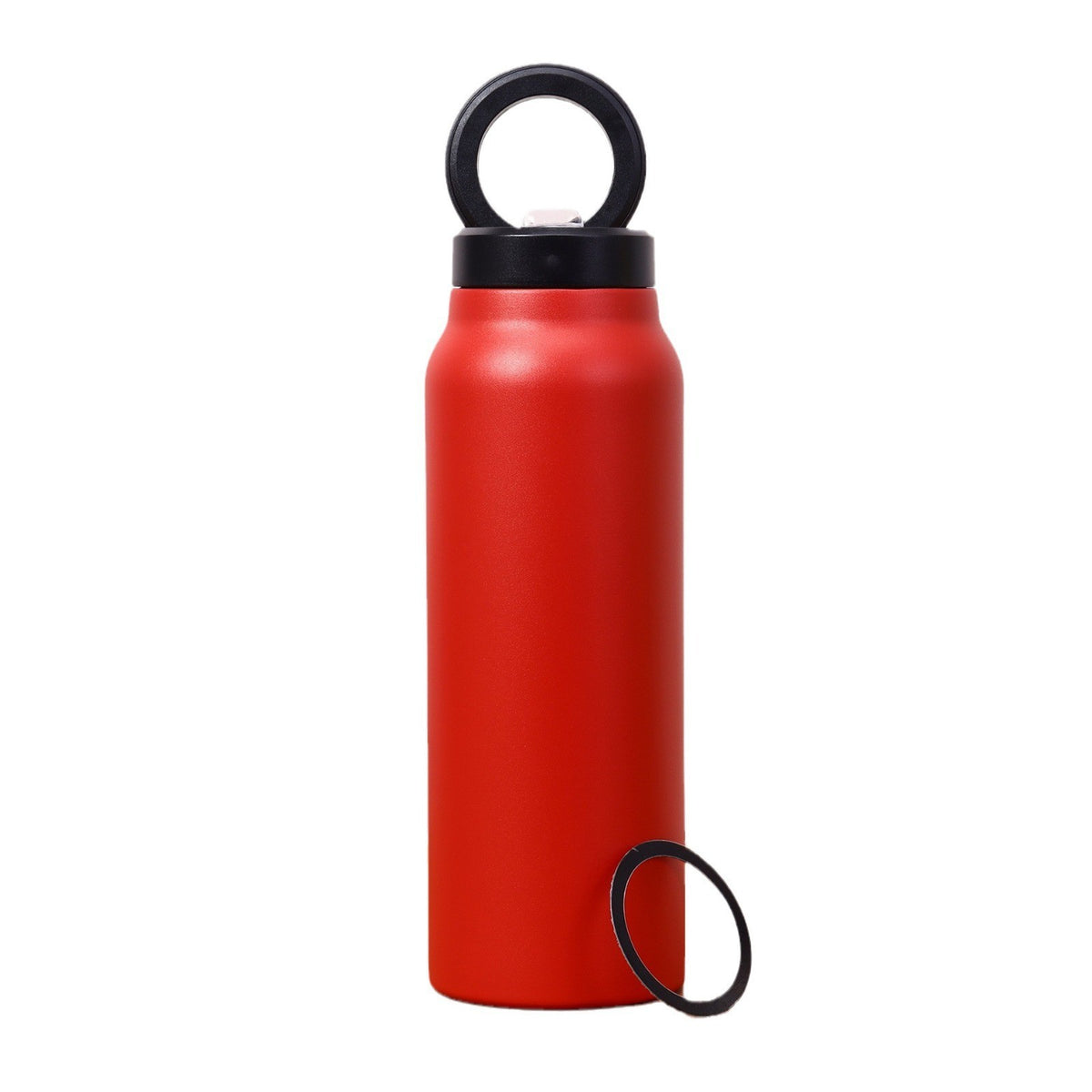 24oz Stainless Steel Insulated Water Bottle with Magnetic Phone Holder and Handle