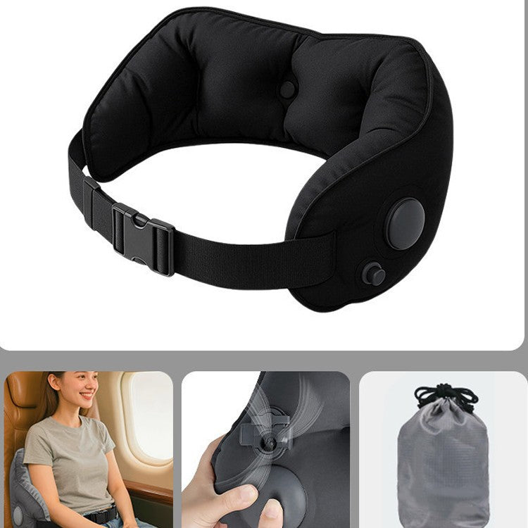 Portable Inflatable Lumbar Support Cushion