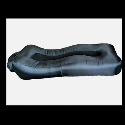 Inflatable Outdoor Air Lounger & Travel Camping Bed ? Portable Blow-Up Sofa