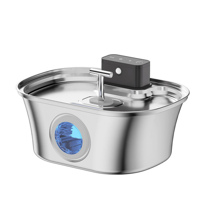 Wireless Stainless Steel Automatic Sensor Pet Water Fountain