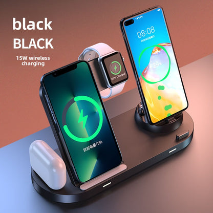 New Three-In-One Wireless Charger Suitable for Apple 17Pro Mobile Phones, Earphones, Watches, Fast Charging Foldable Wireless Charger