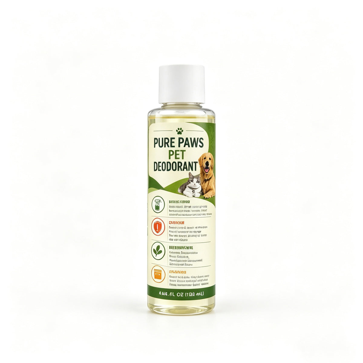 Plant-Based Pet Deodorizing and Stain-Removing Spray for Dogs and Cats