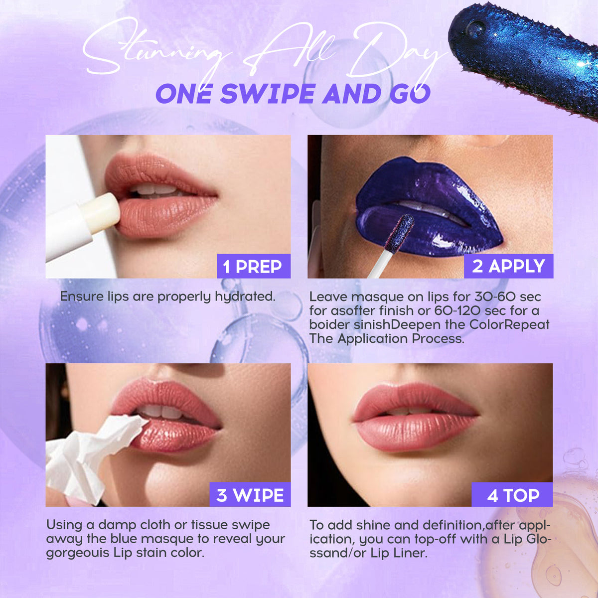 Matte Peel-off Lip Glaze
