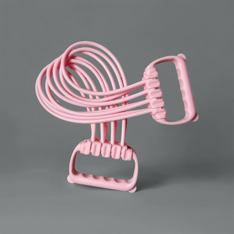Adjustable 8-Strand Elastic Rope Fitness Tensioner ? 3-in-1 Resistance Bands for Home Workout