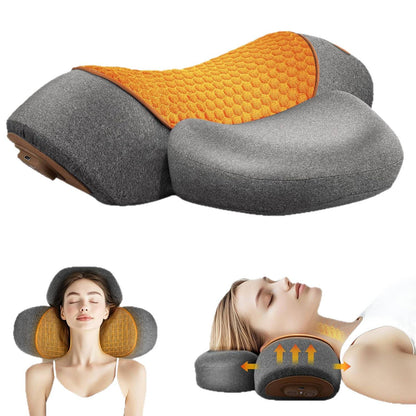 Head pillow cervical spine protection heated compress massage neck protection pillow