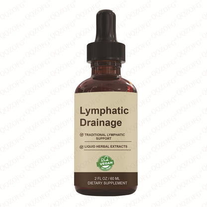 Natural Herbal Lymph Drops - Lymphatic Drainage & Detox Support (60ml)
