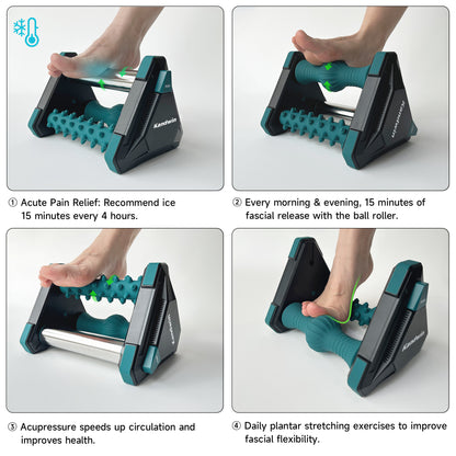 3-in-1 Cryo-Therapy Foot & Plantar Fasciitis Massager