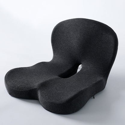 Ergonomic Memory Foam Seat Cushion & Lumbar Support ? Integrated Posture Correction Pad