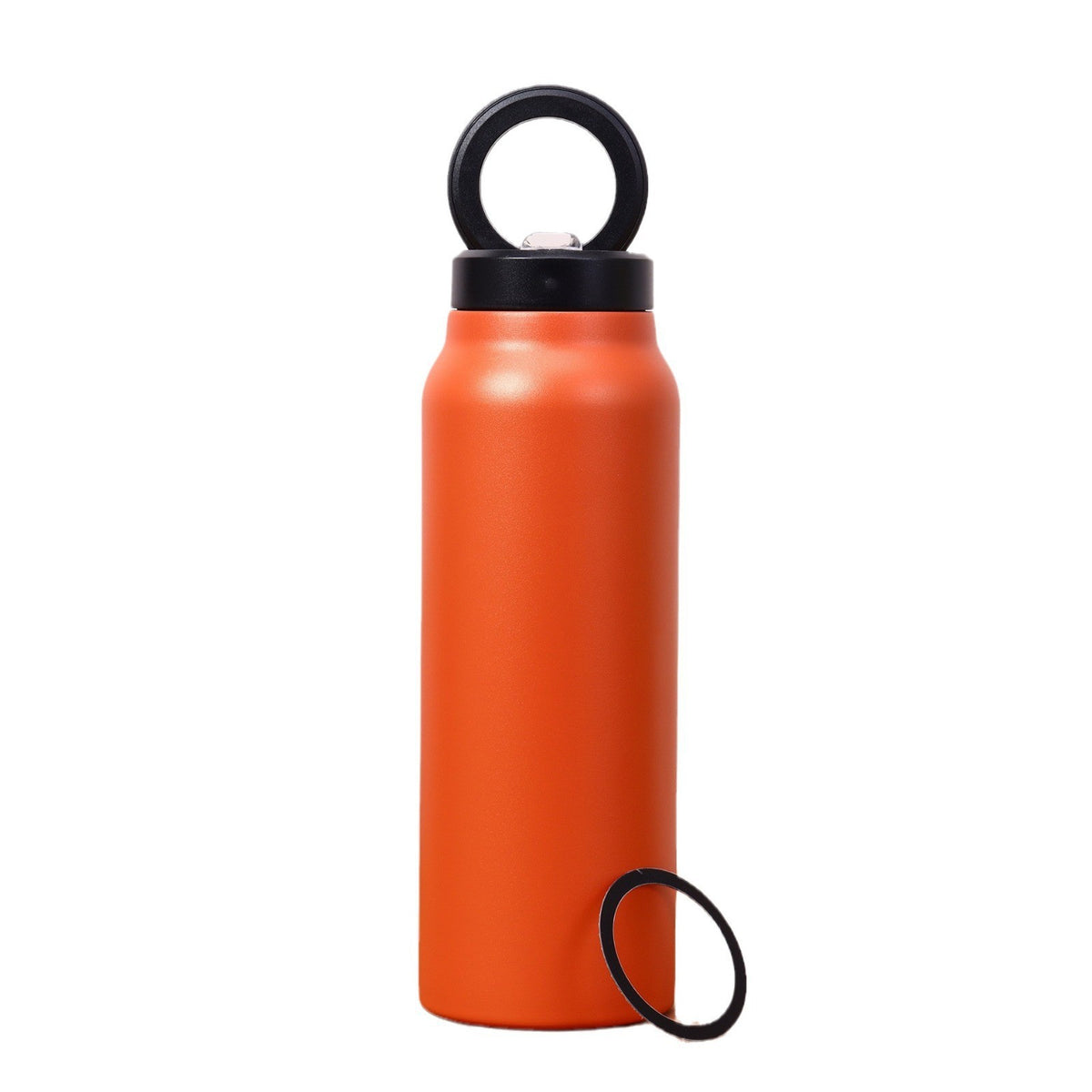 24oz Stainless Steel Insulated Water Bottle with Magnetic Phone Holder and Handle