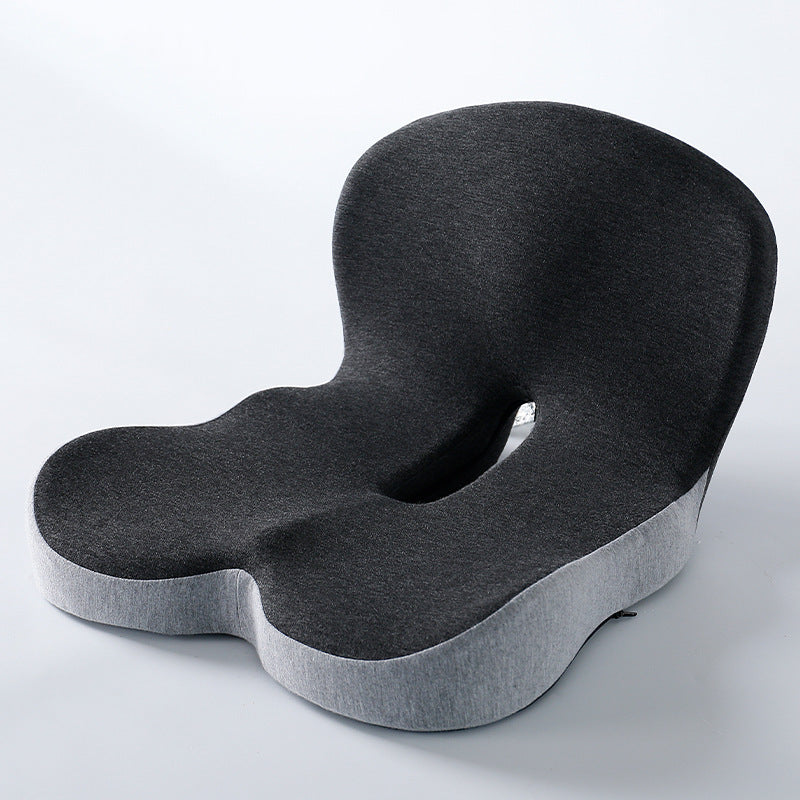 Ergonomic Memory Foam Seat Cushion & Lumbar Support ? Integrated Posture Correction Pad