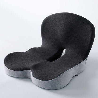 Ergonomic Memory Foam Seat Cushion & Lumbar Support ? Integrated Posture Correction Pad