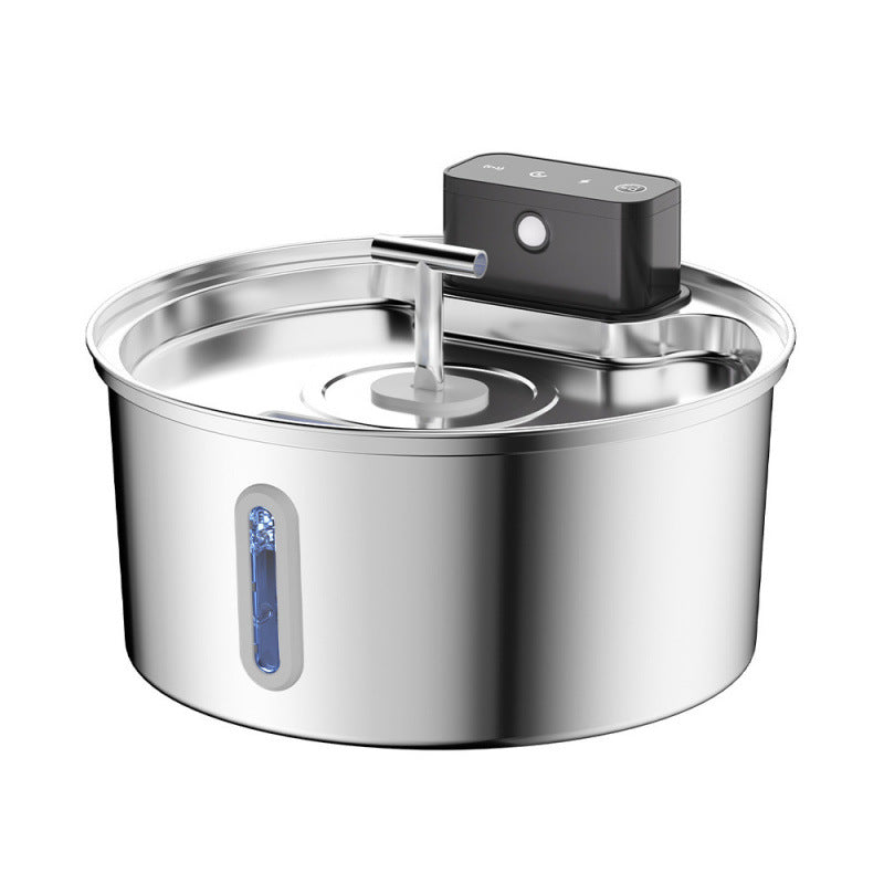 Wireless Stainless Steel Automatic Sensor Pet Water Fountain
