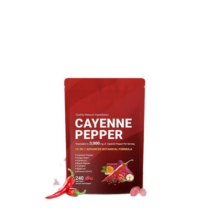 Vitamin D3+K2 Capsules CAYANNE PEPPER Chili Capsules 240 capsules