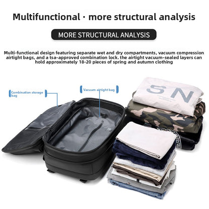 Multifunctional Travel Vacuum Compression Backpack