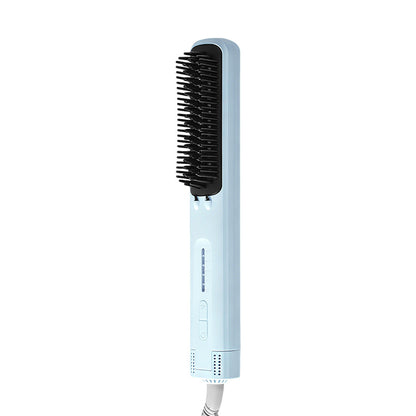 Dual Function Hair Straightener and Curling Comb with Negative Ion Technology