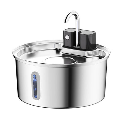 Wireless Stainless Steel Automatic Sensor Pet Water Fountain
