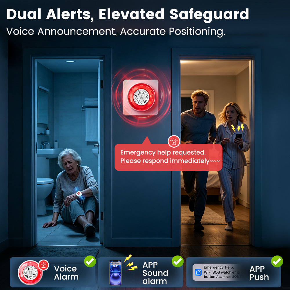 Smart Emergency SOS Alert Watch
