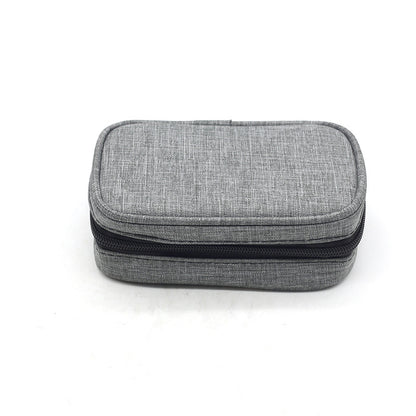 14 Compartment Weekly Pill Organizer with Leather Case