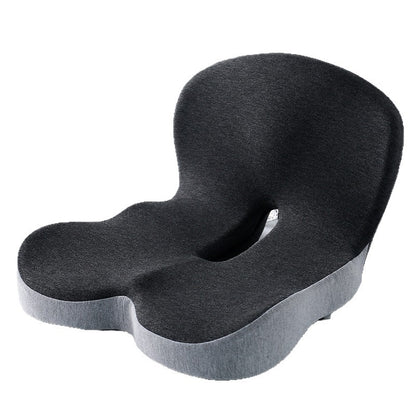 Ergonomic Memory Foam Seat Cushion & Lumbar Support ? Integrated Posture Correction Pad