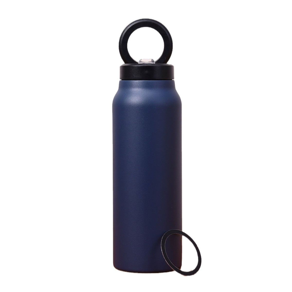 24oz Stainless Steel Insulated Water Bottle with Magnetic Phone Holder and Handle