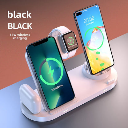 New Three-In-One Wireless Charger Suitable for Apple 17Pro Mobile Phones, Earphones, Watches, Fast Charging Foldable Wireless Charger