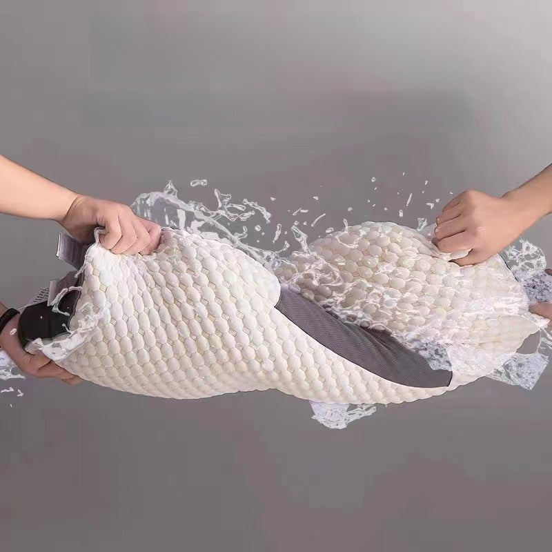 Washable knitted massage pillow