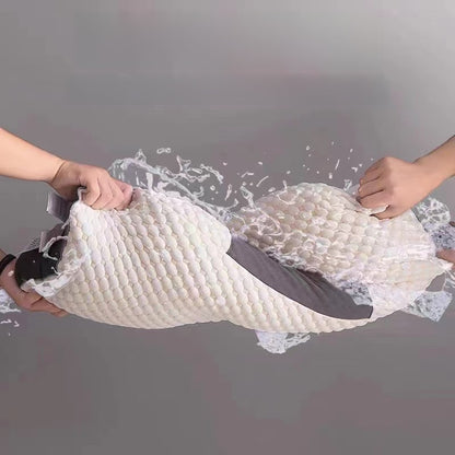 Washable knitted massage pillow