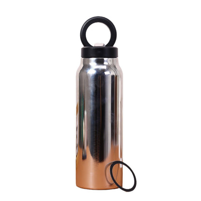 24oz Stainless Steel Insulated Water Bottle with Magnetic Phone Holder and Handle