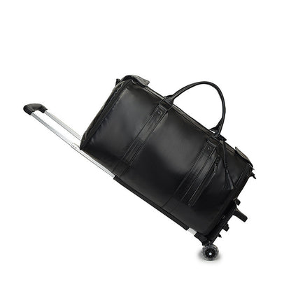 Women's Foldable Rolling Suit Travel Bag ? 2-in-1 Garment Duffel with Wheels