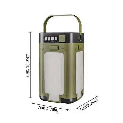 Camping lights with solar energy