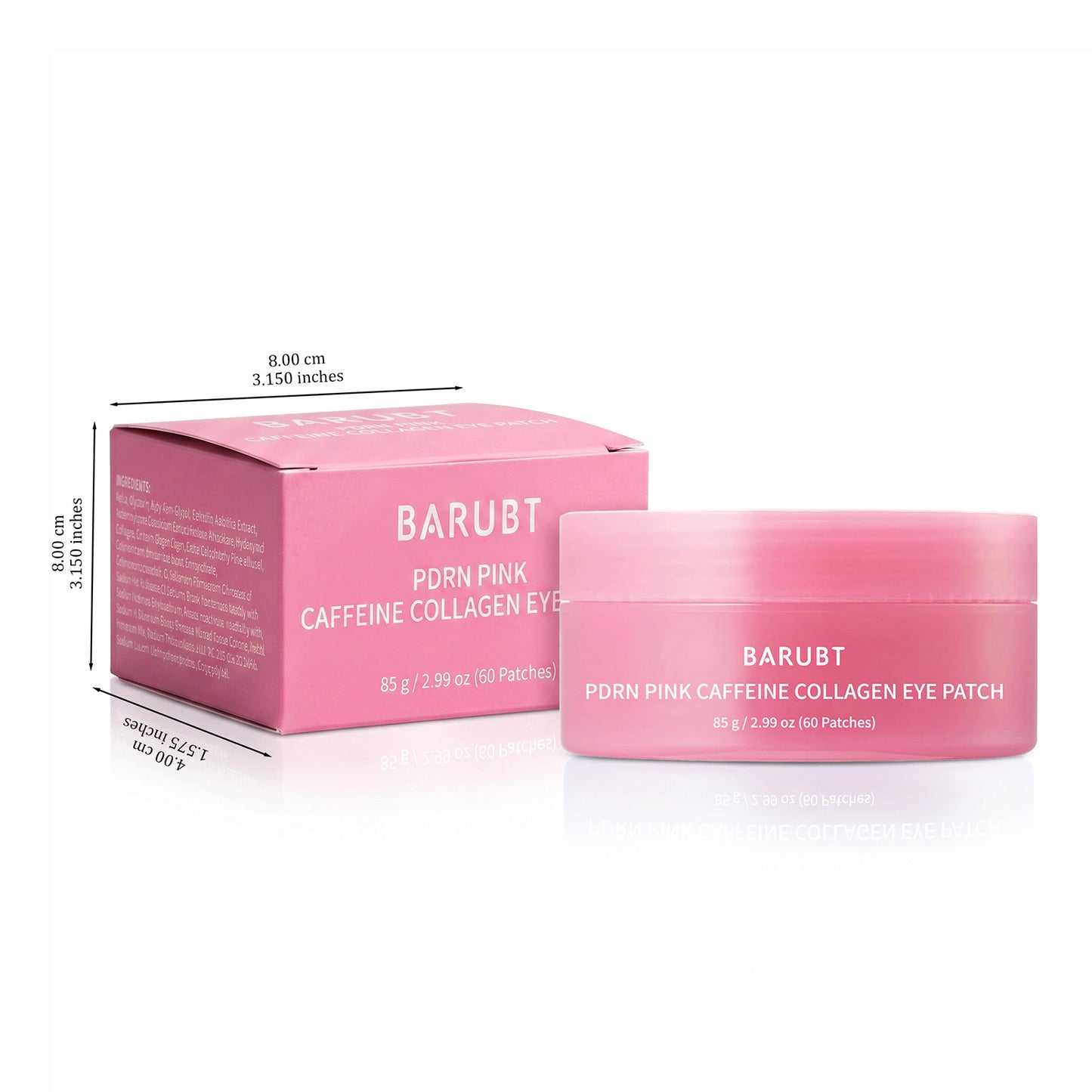 Pink Collagen Caffeine Eye Patches