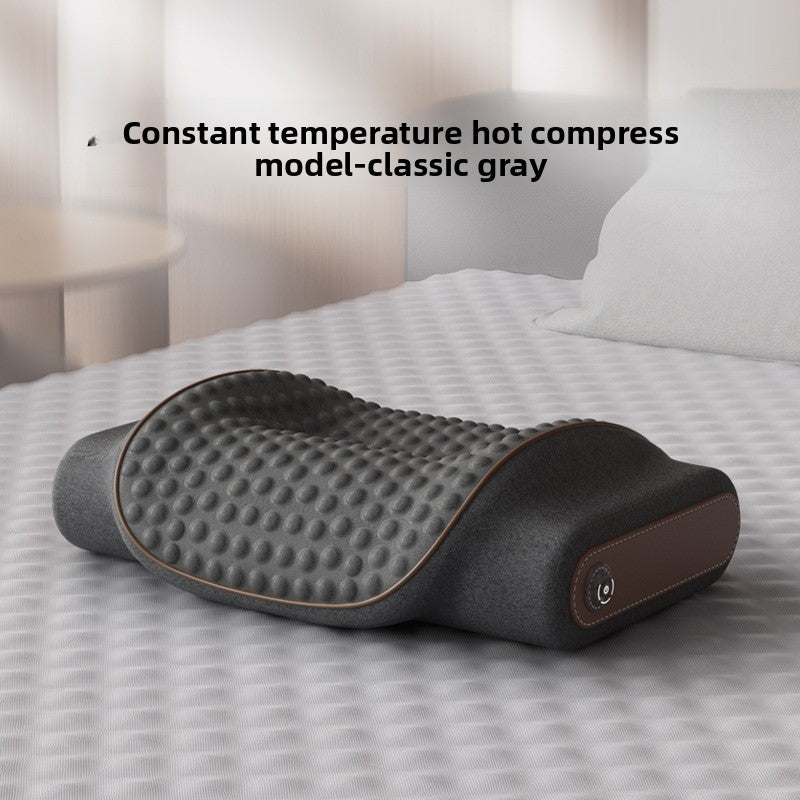 Cervical Massage Heating Pillow with Adjustable Support