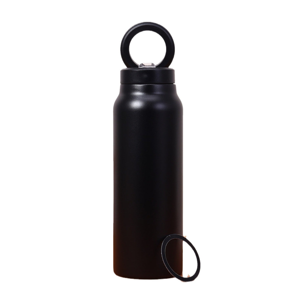 24oz Stainless Steel Insulated Water Bottle with Magnetic Phone Holder and Handle