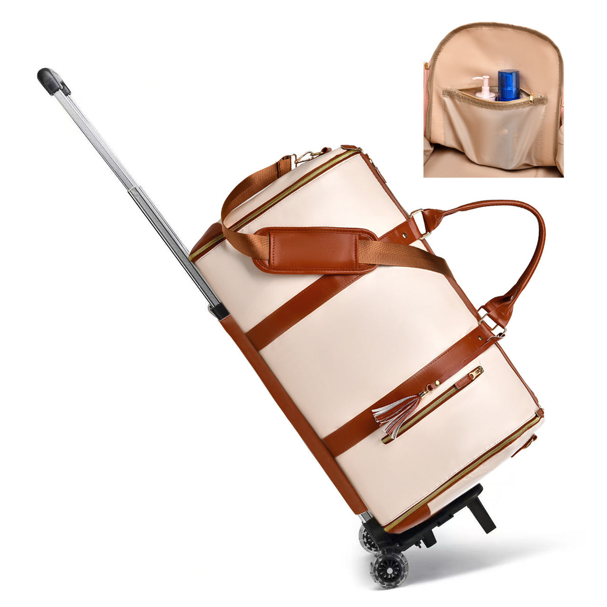 Foldable Garment Bag with Pull Rod
