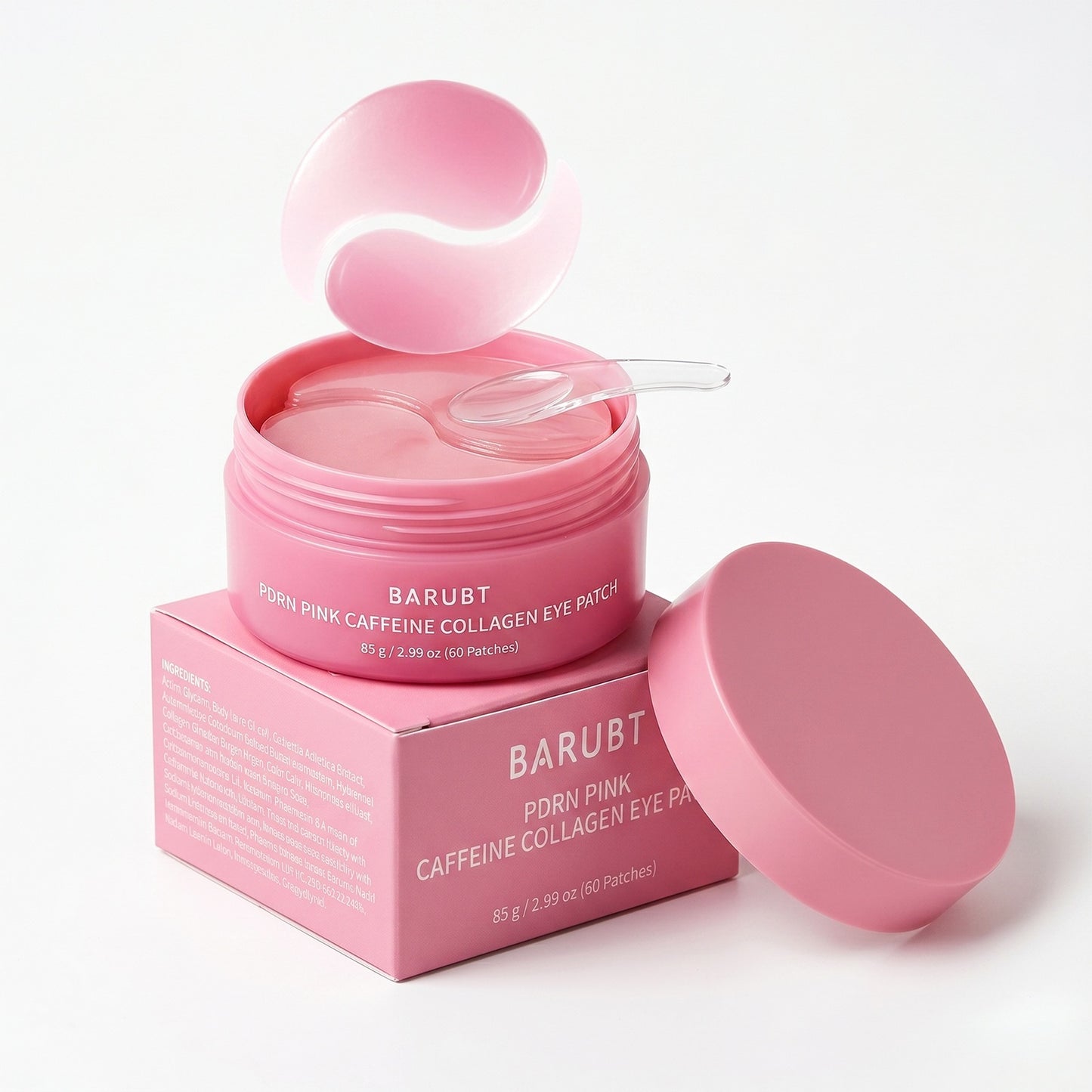 Pink Collagen Caffeine Eye Patches