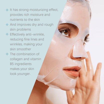 EELHOE Collagen B5 Moisturizing Mask (Box Set) Three-In-One Mask For Hydrating, Moisturizing, Nourishing And Protecting Facial Skin