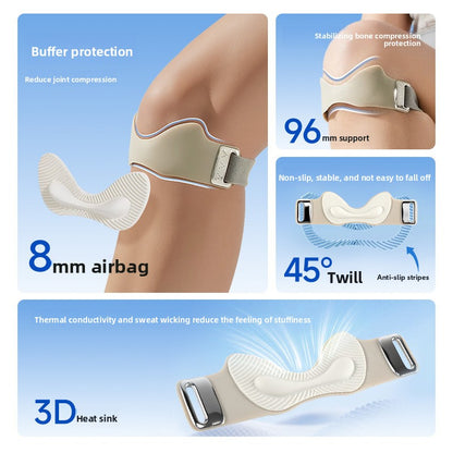 Advanced Airbag Silicone Knee Brace | Adjustable Compression Support