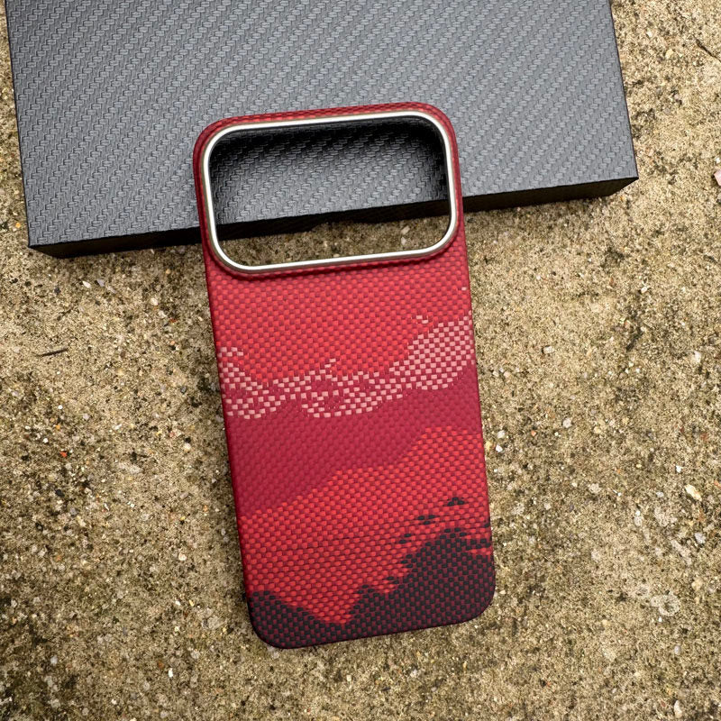 Ultra-thin aramid fiber magnetic attachment protection case