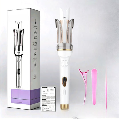 32mm Automatic Ceramic Rotating Curling Wand - Big Wave Styler