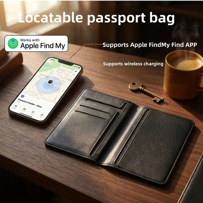 Smart Tracking Passport Case with Find My Technology